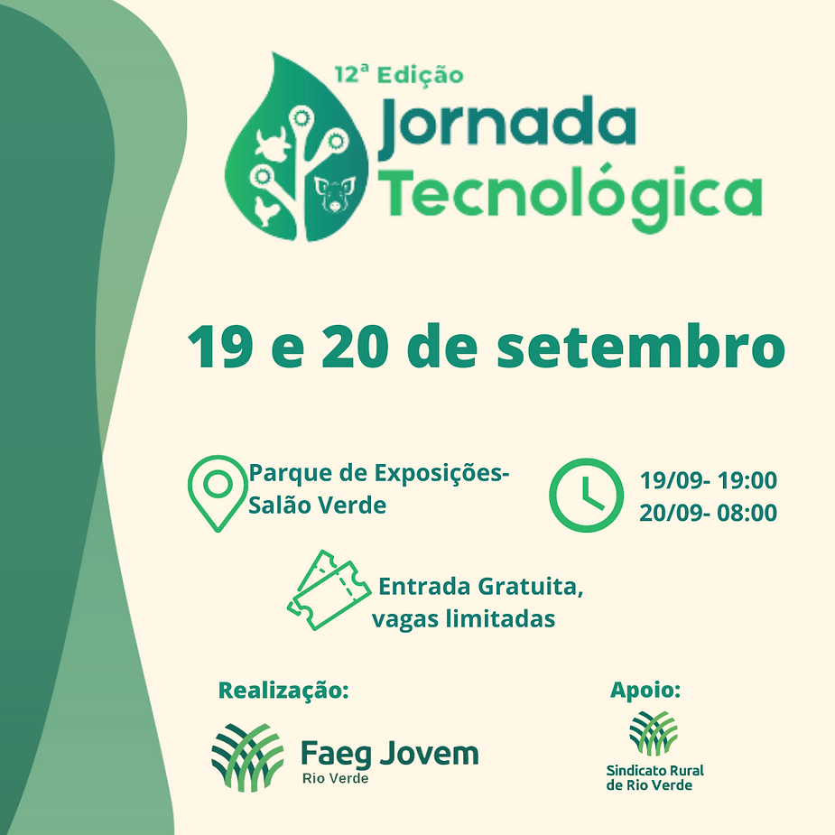 Leia mais sobre o artigo 12ª Jornada Tecnológica acontecerá nos dias 19 e 20 de setembro