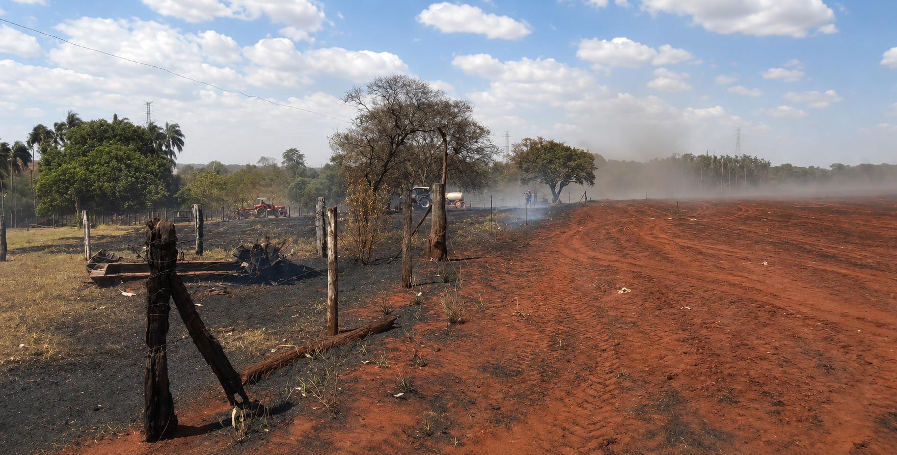 Leia mais sobre o artigo APÓS INCÊNDIO DESTRUIR SEIS HECTARES, PRODUTOR RURAL FAZ ALERTA SOBRE OS RISCOS DA SECA