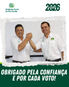 Leia mais sobre o artigo EVERALDO PEREIRA É ELEITO O NOVO PRESIDENTE DO SINDICATO RURAL DE RIO VERDE