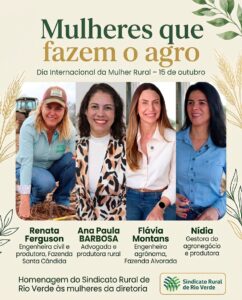 Leia mais sobre o artigo Mulheres que fazem o agro: a força feminina na diretoria do Sindicato Rural de Rio Verde